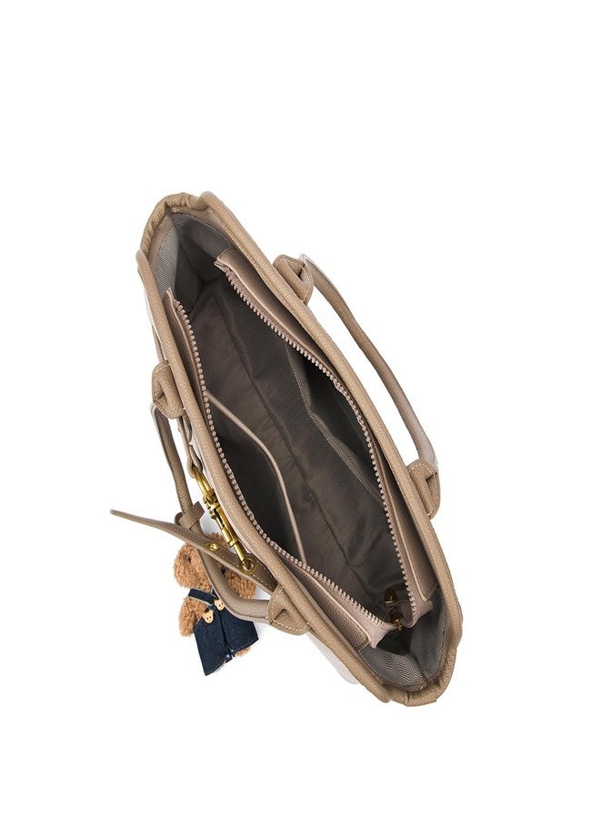 Lino Perros Avril Ivory Beige Tote Bag - Image 5